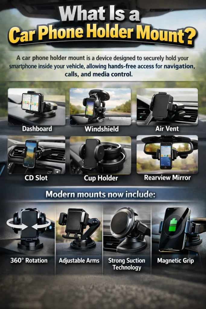 1 What Is A Car Phone Holder Mount