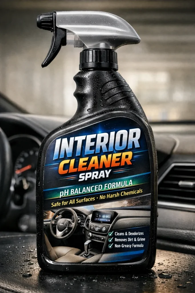 4  Interior Cleaner Spray Car Cleaning Accessories