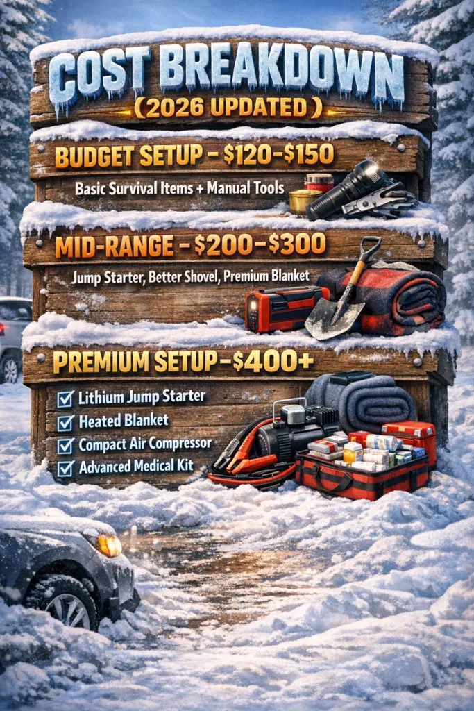 5 Cost Breakdown 2026 Updated Car Emergency Kit For Winter