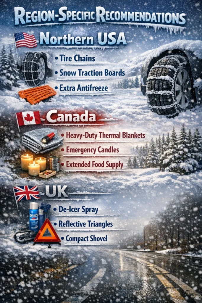 6 Region Specific Recommendations Car Emergency Kit For Winter