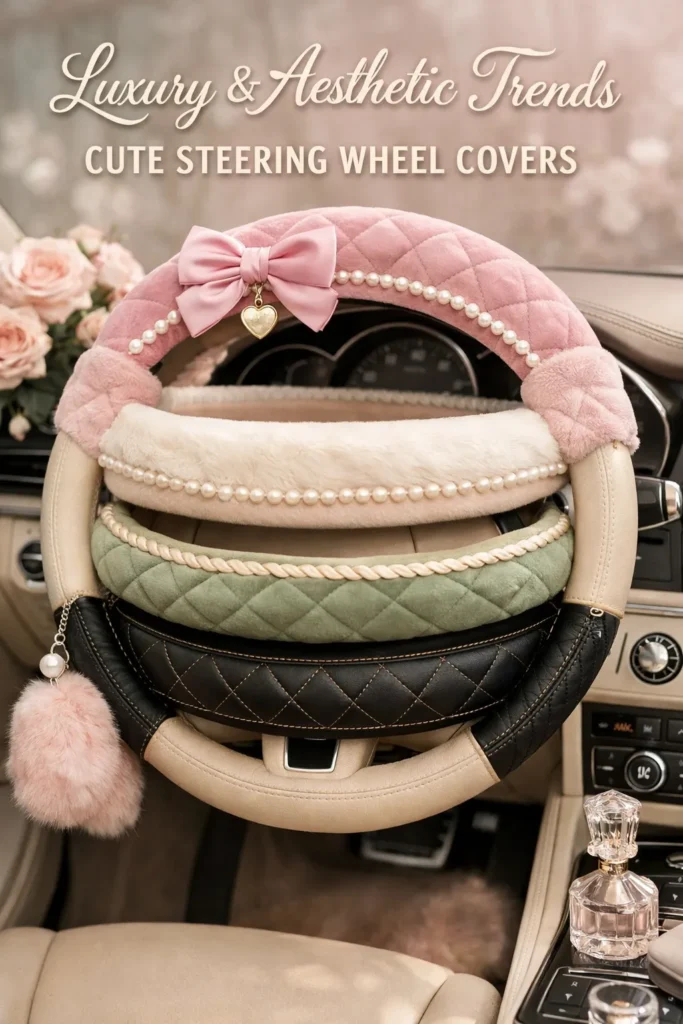 8  Luxury Aesthetic Trends Cute Steering Wheel Covers