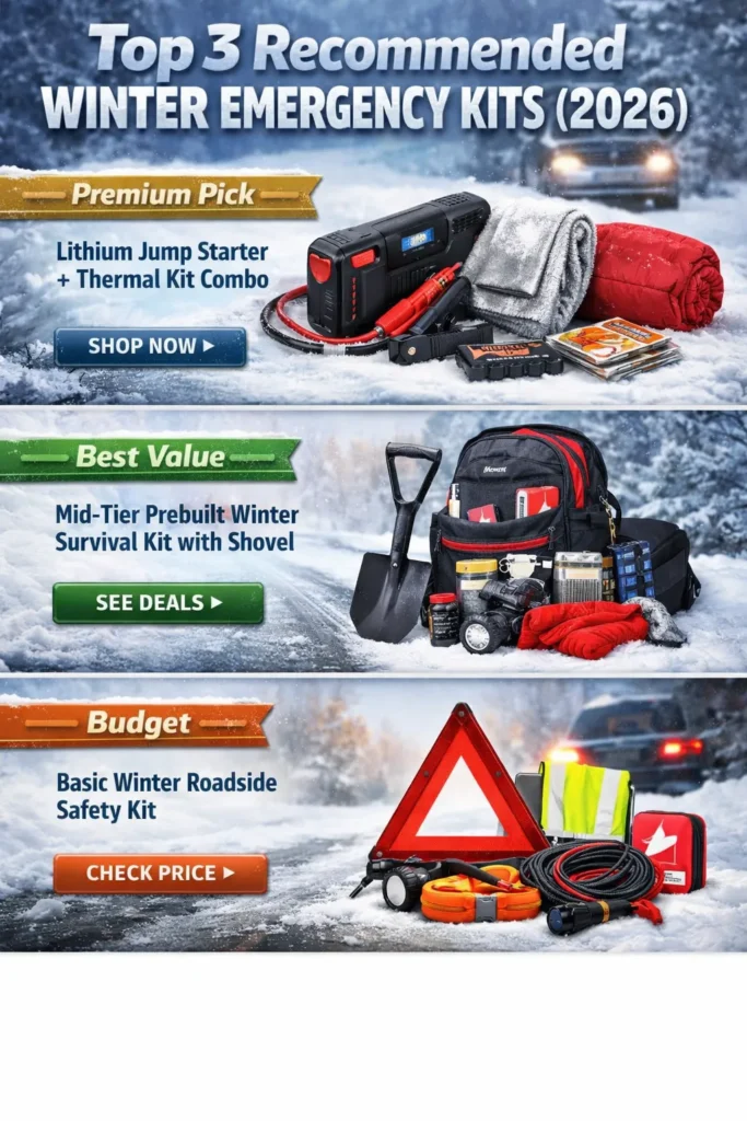 8 Top 3 Recommended Winter Emergency Kits 2026 Car Emergency Kit For Winter
