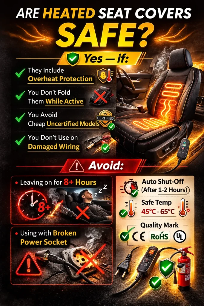 Are Heated Seat Covers Safe Heated Seat Covers For Cars