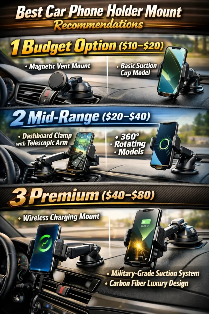 Best Car Phone Holder Mount Recommendations