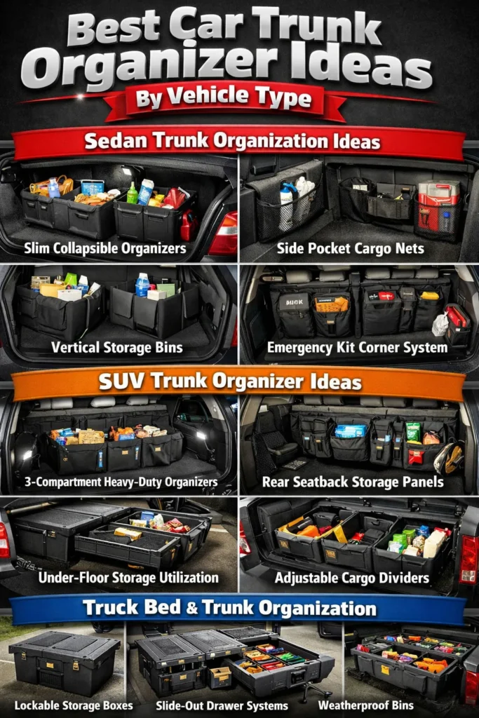 Best Car Trunk Organizer Ideas By Vehicle Type