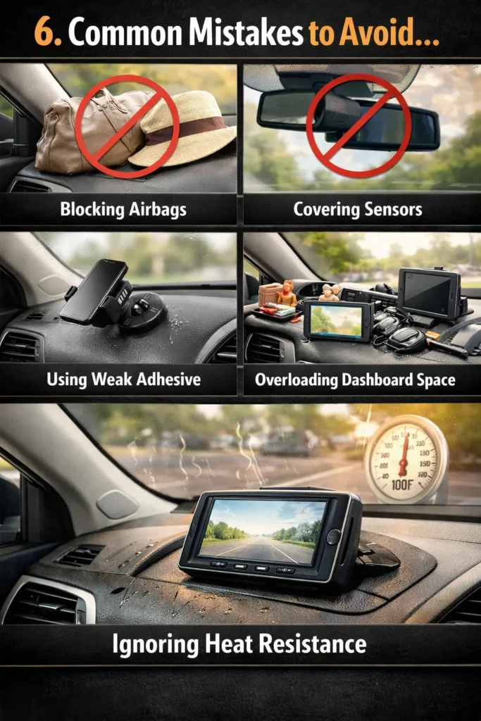 Common Mistakes To Avoid  car dashboard accessories