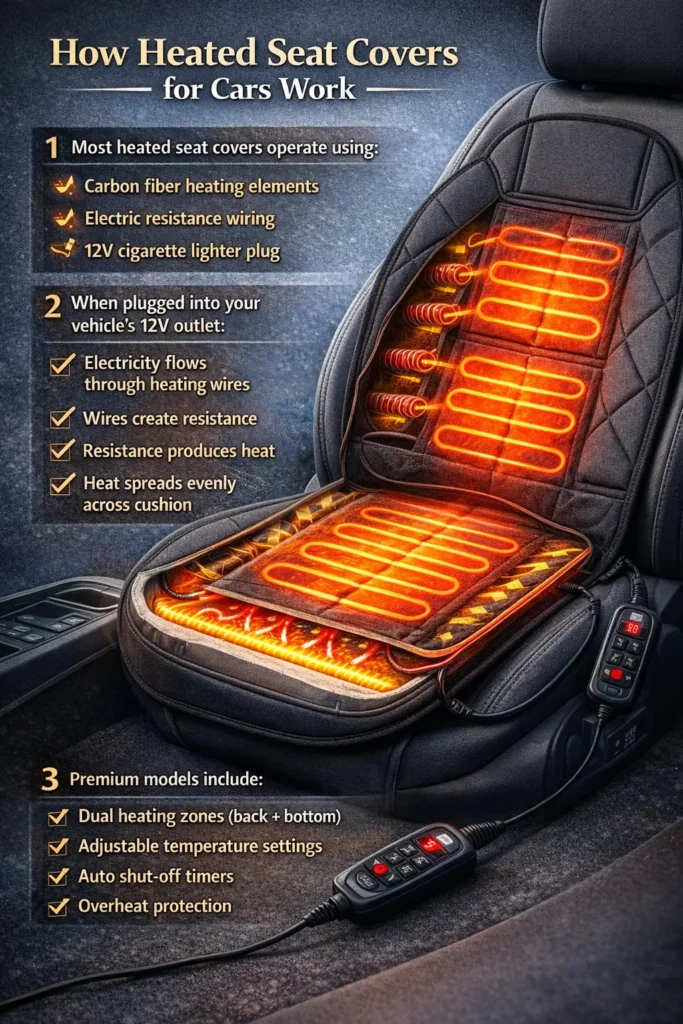 How Heated Seat Covers For Cars Work Heated Seat Covers For Cars