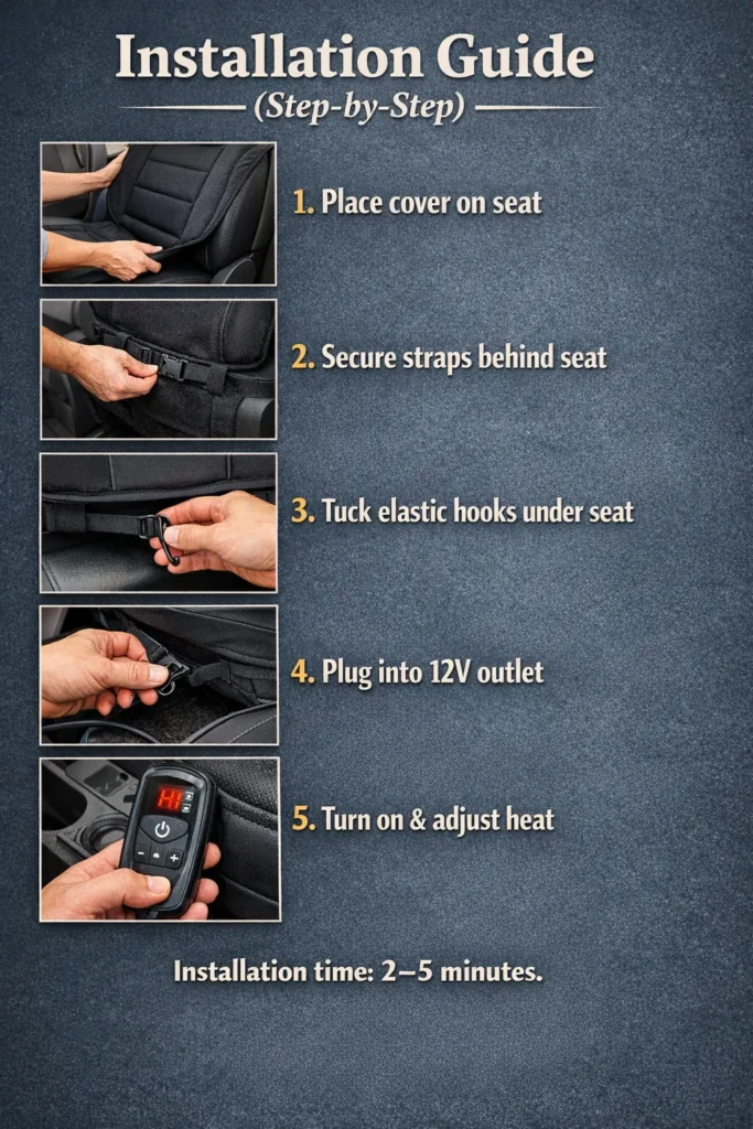 Installation Guide heated seat covers for cars