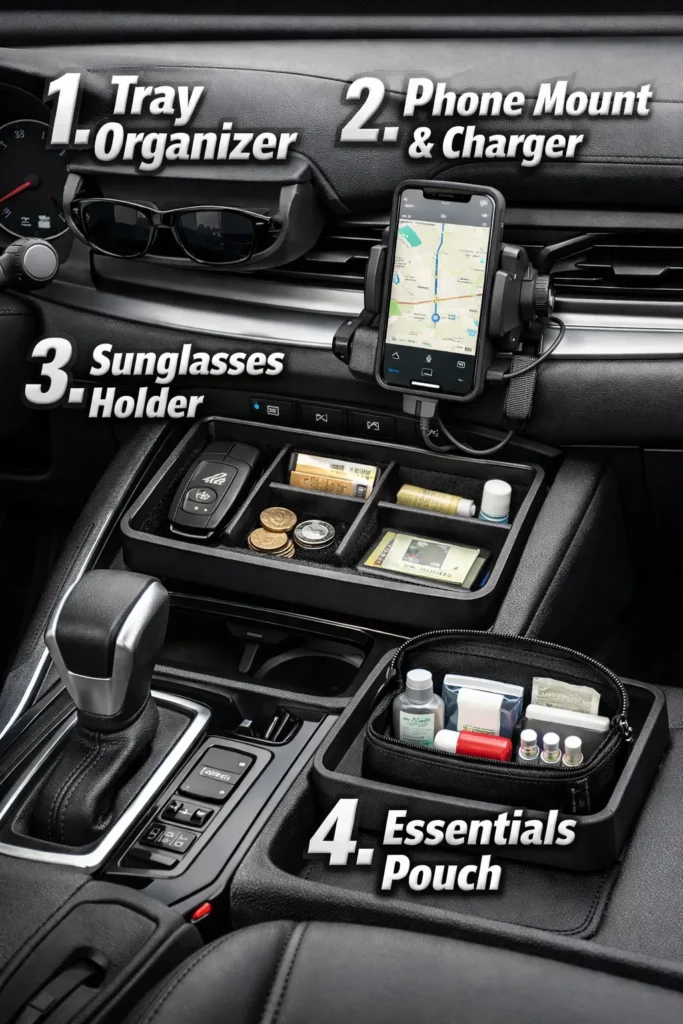 Organize The Driver Zone Car Organization Ideas