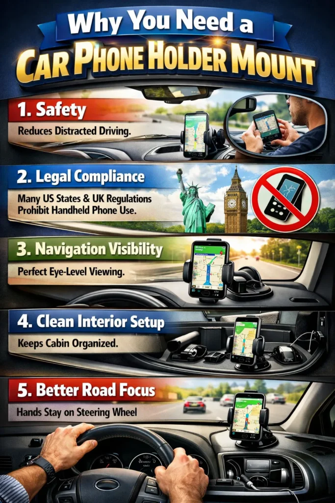 Why You Need A Car Phone Holder Mount