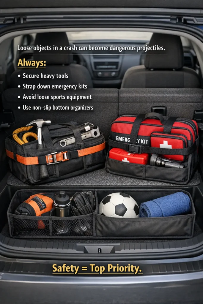 Afety Focused Trunk Storage