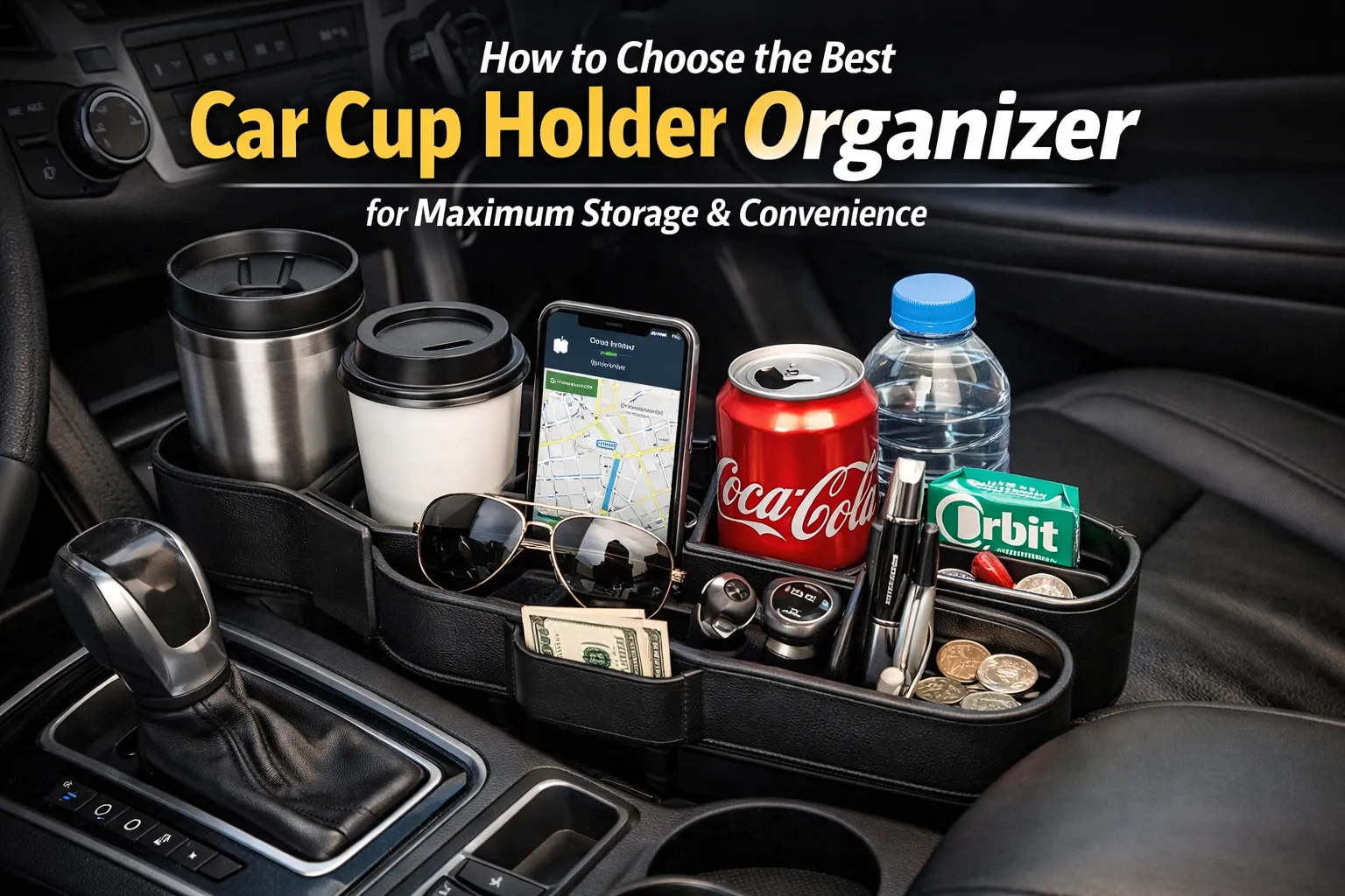 Car Cup Holder Organizer