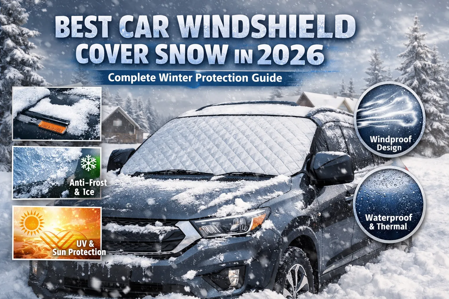 Car Windshield Cover Snow