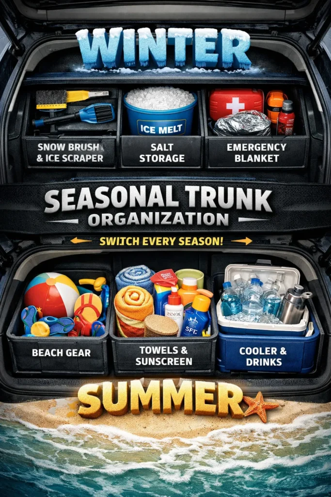 Easonal Car Trunk Organization