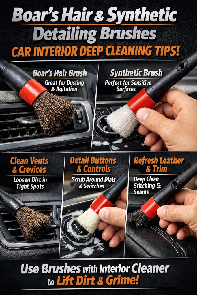 Boars Hair Synthetic Detailing Brushes