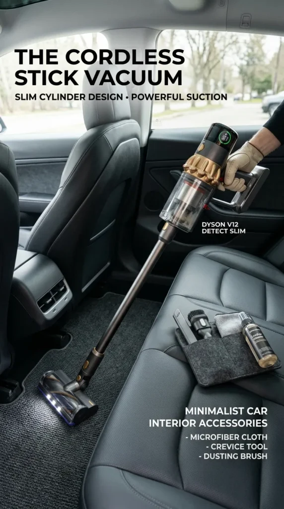 Cordless Stick Vacuum Cylinder Design