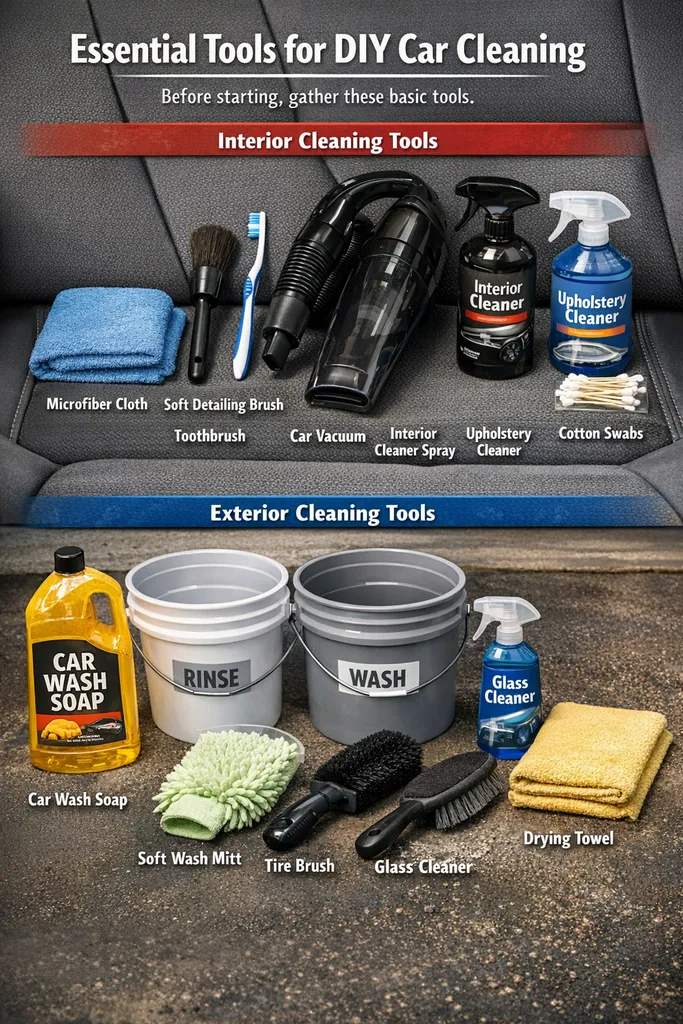 Essential Tools For Diy Car Cleaning