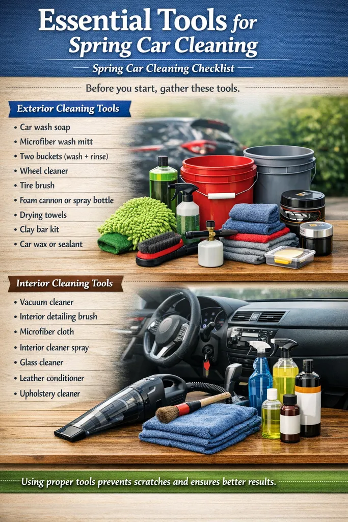 Essential Tools For Spring Car Cleaning