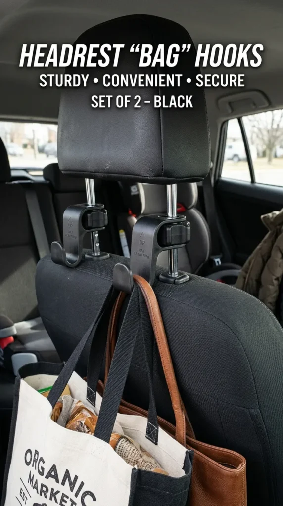 Headrest Bag Hooks