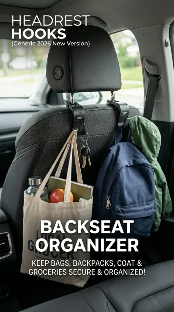 Headrest Hooks Generic 2026 New Version