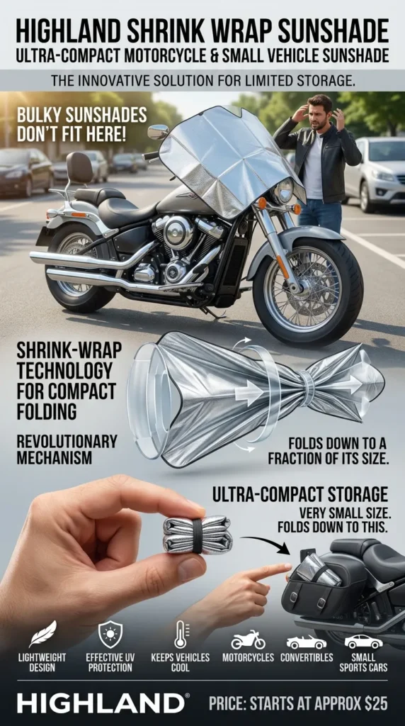 Highland Shrink Wrap Sunshade