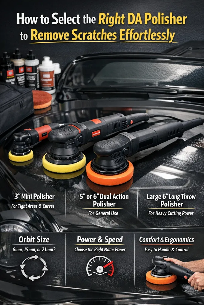 How To Select The Right Da Polisher To Remove Scratches Effortlessly