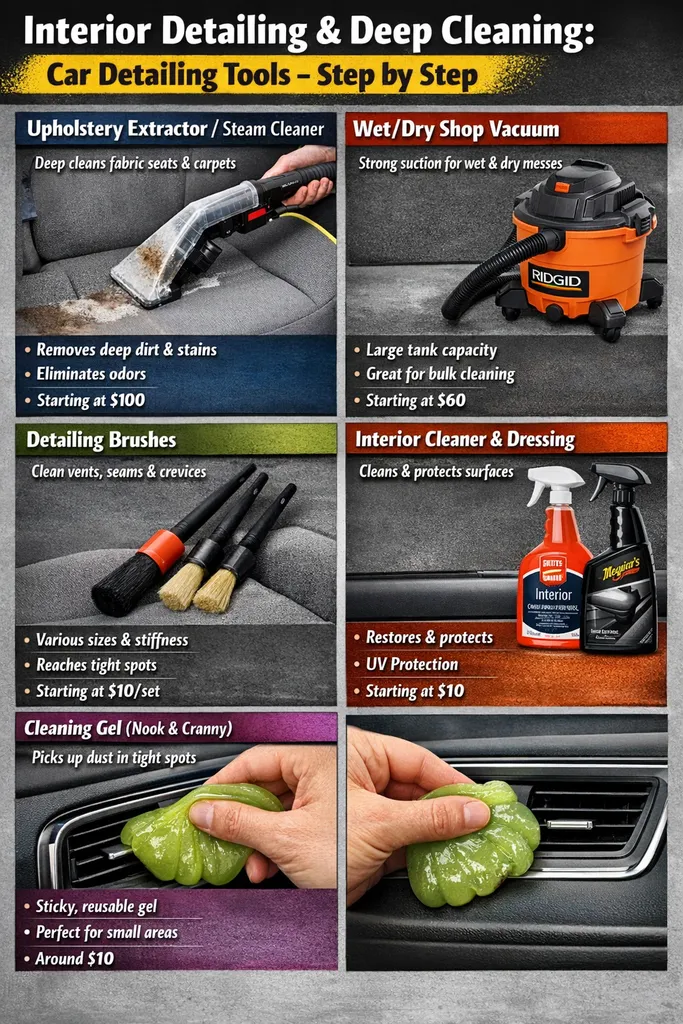 Interior Detailing Deep Cleaning