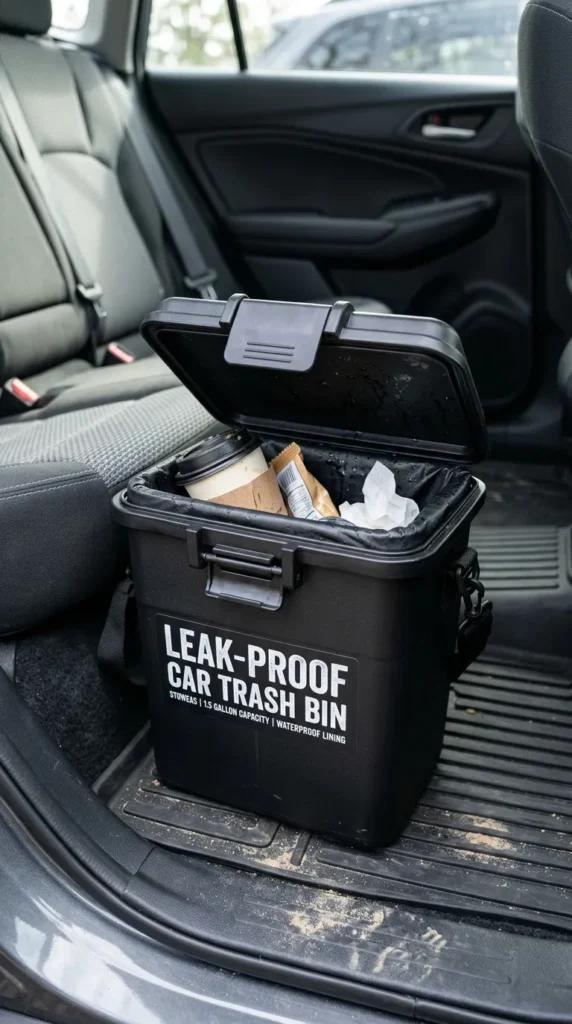 Leak Proof Car Trash Bin