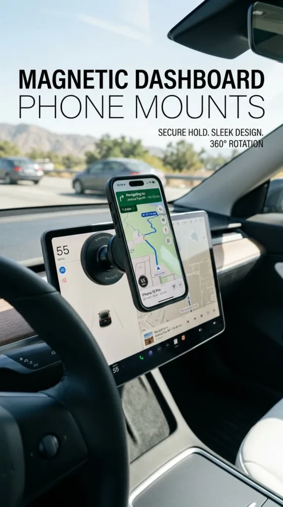 Magnetic Dashboard Phone Mounts