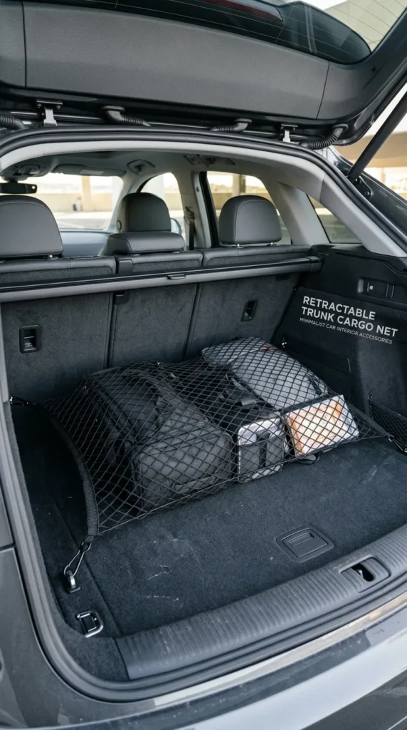 Retractable Trunk Cargo Net
