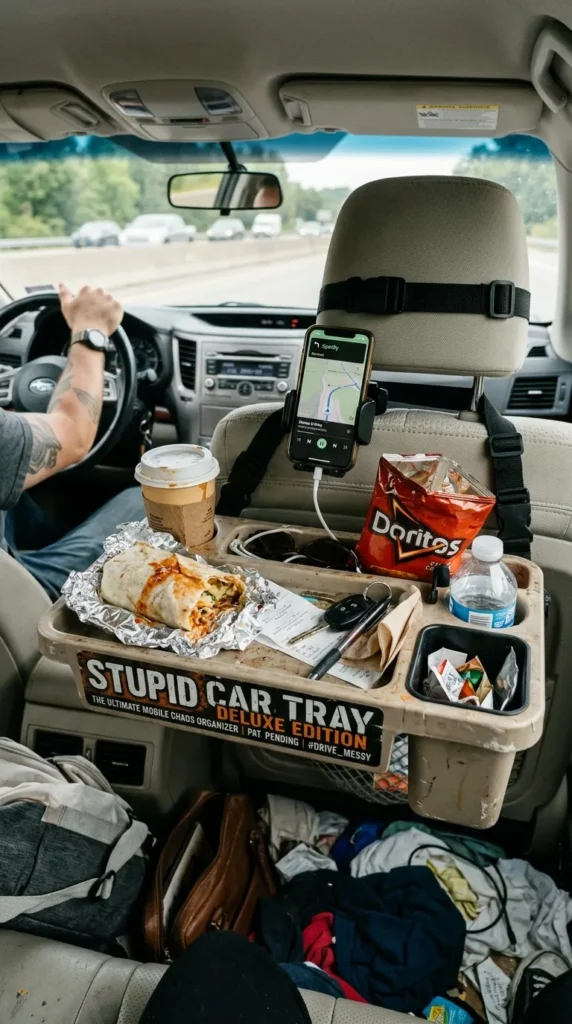 Stupid Car Tray Deluxe Edition
