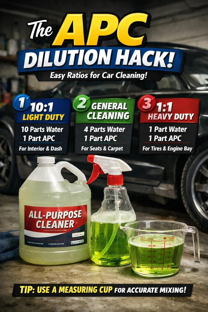 The All Purpose Cleaner Apc Dilution Hack
