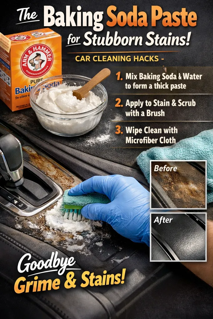 The Baking Soda Paste For Stubborn Stains