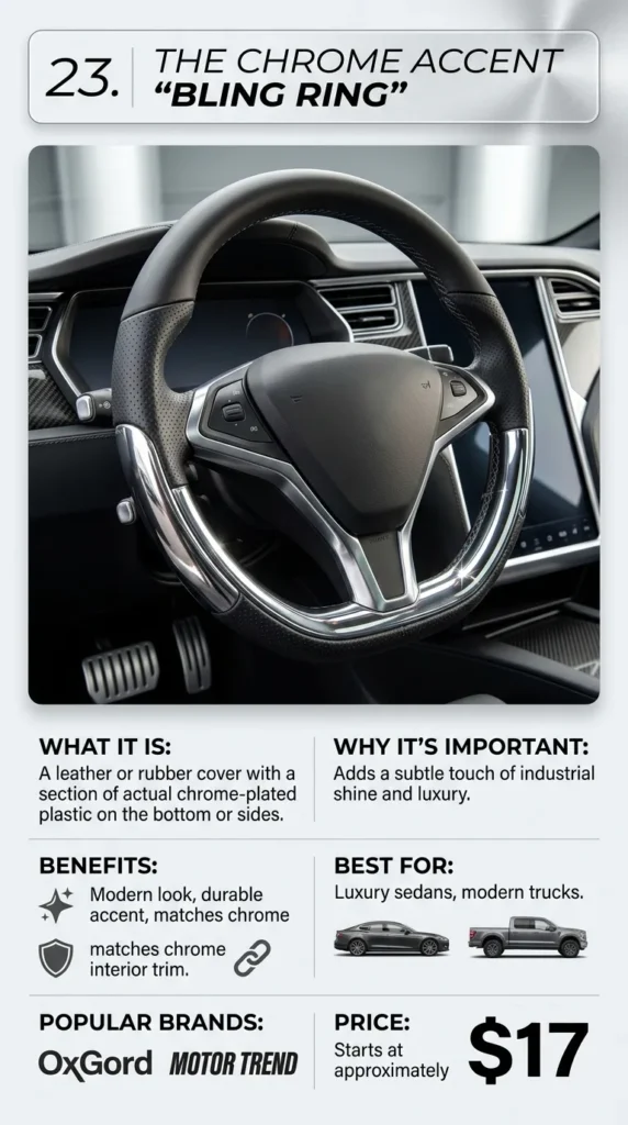 The Chrome Accent Bling Ring