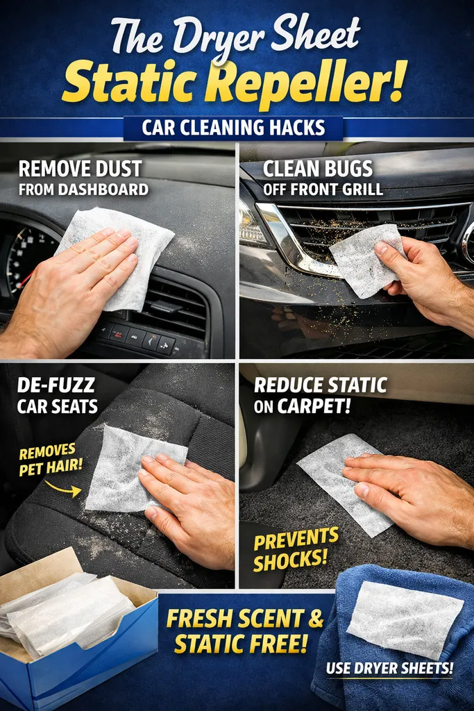 The Dryer Sheet Static Repeller