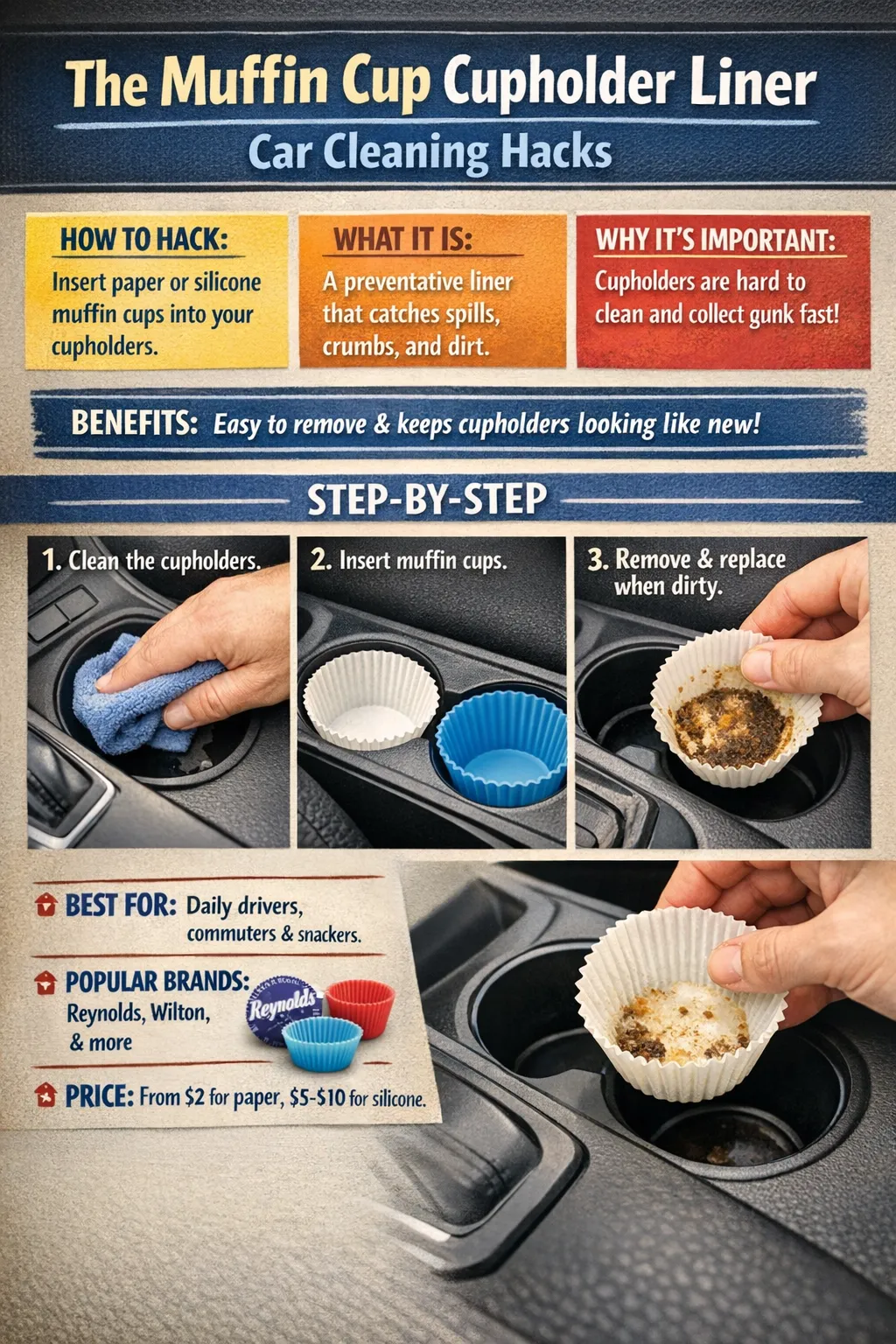 The Muffin Cup Cupholder Liner