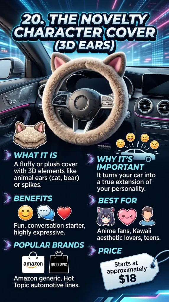 The Novelty Character Cover 3d Ears