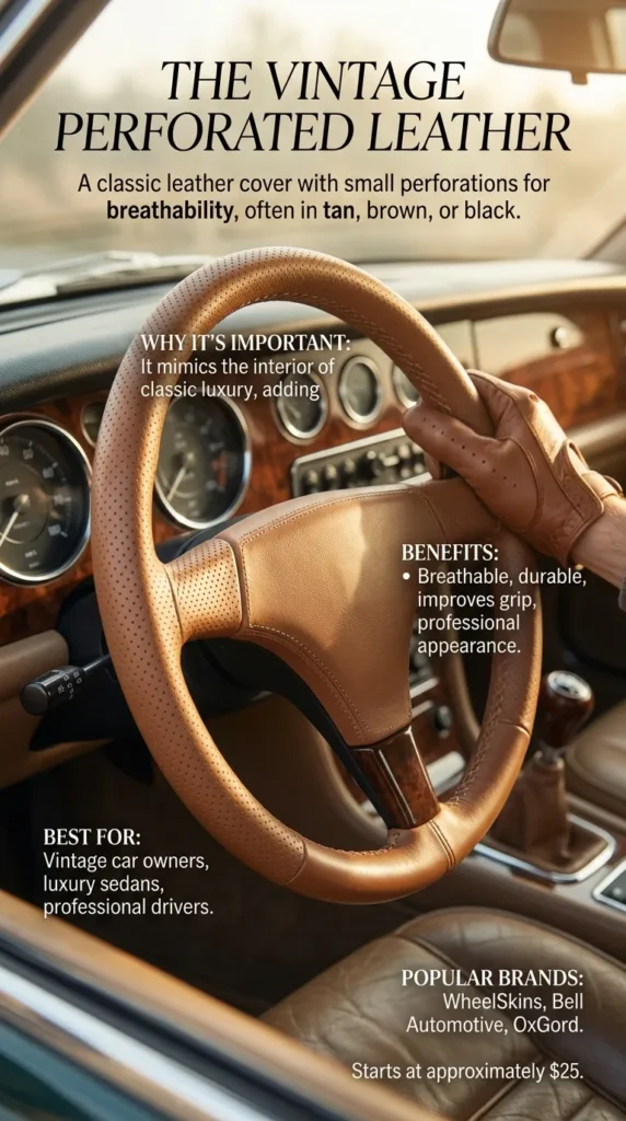 The Vintage Perforated Leather