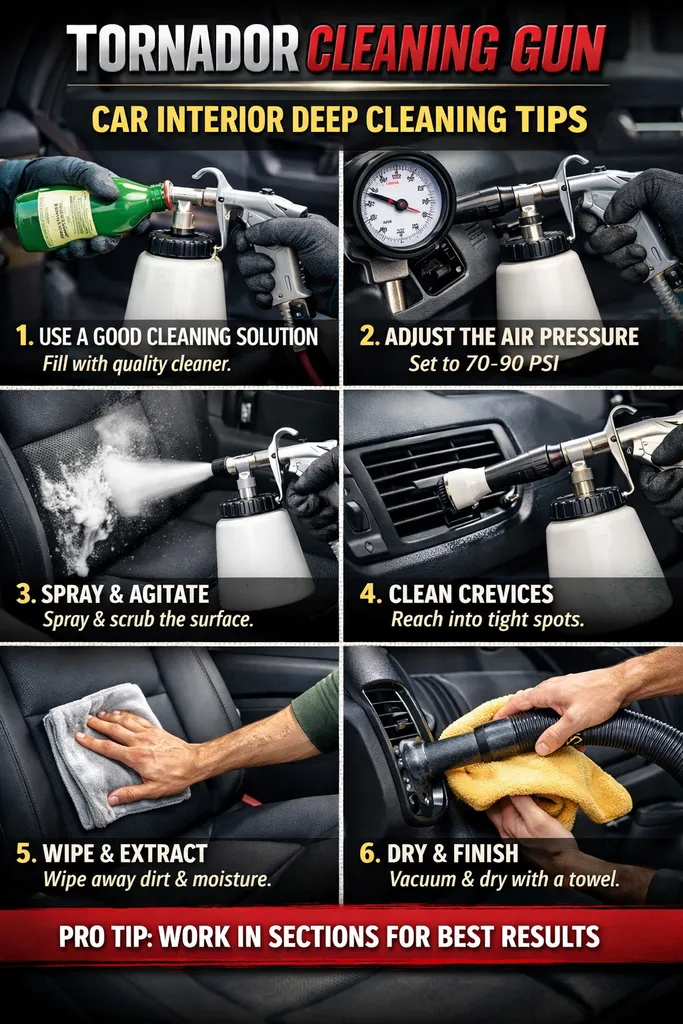 Tornador Cleaning Gun Pneumatic