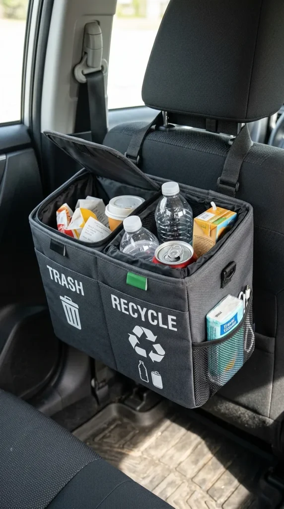 Trash And Recycling Combo Bin