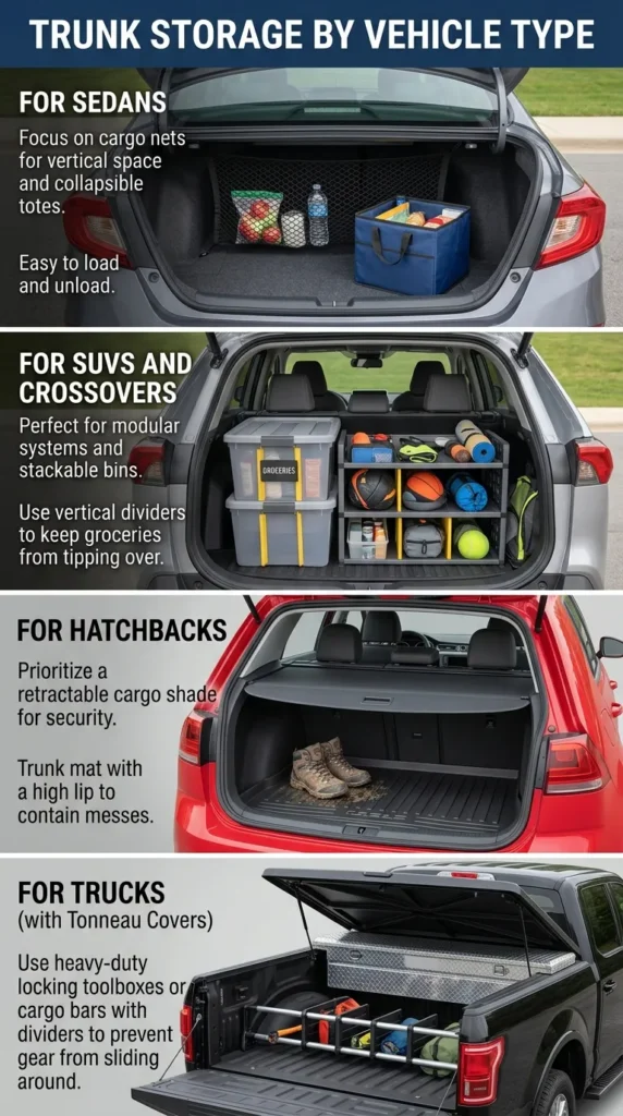 Trunk Storage By Vehicle Type