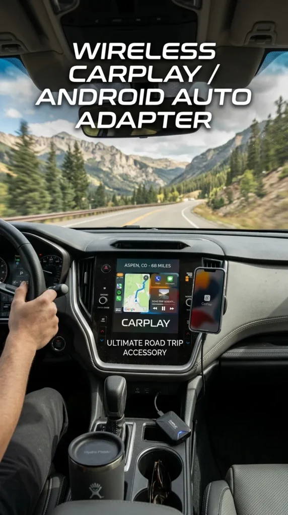 Wireless Carplay Android Auto Adapter Car Accessories For Road Trips