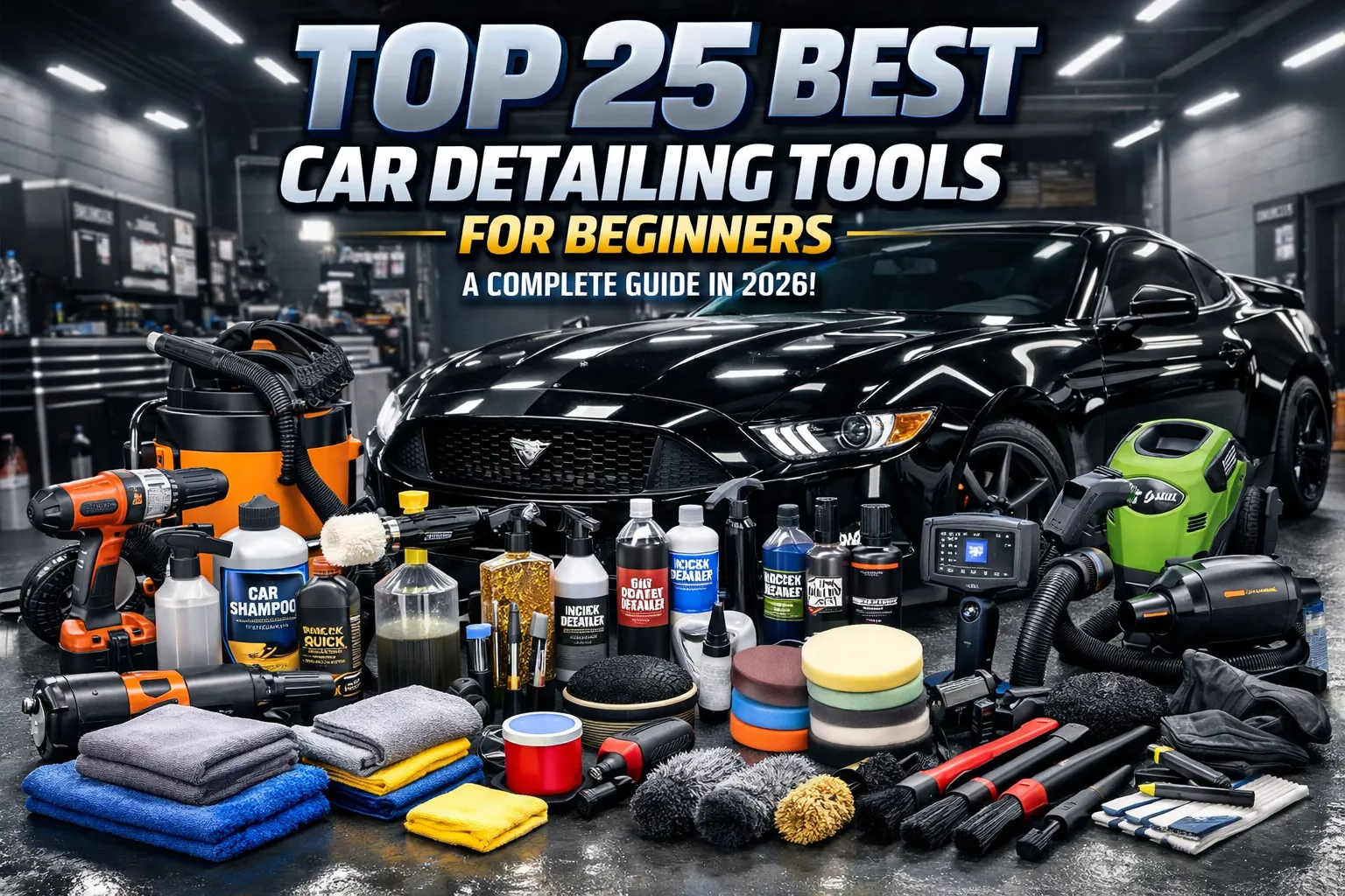 Car Detailing Tools