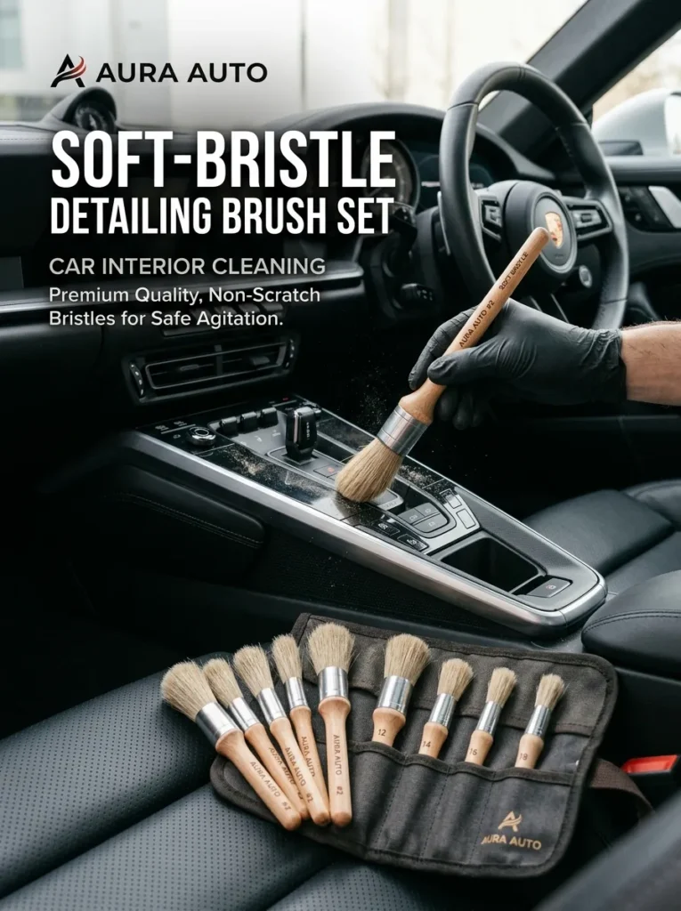 3  Soft Bristle Detailing Brush Set