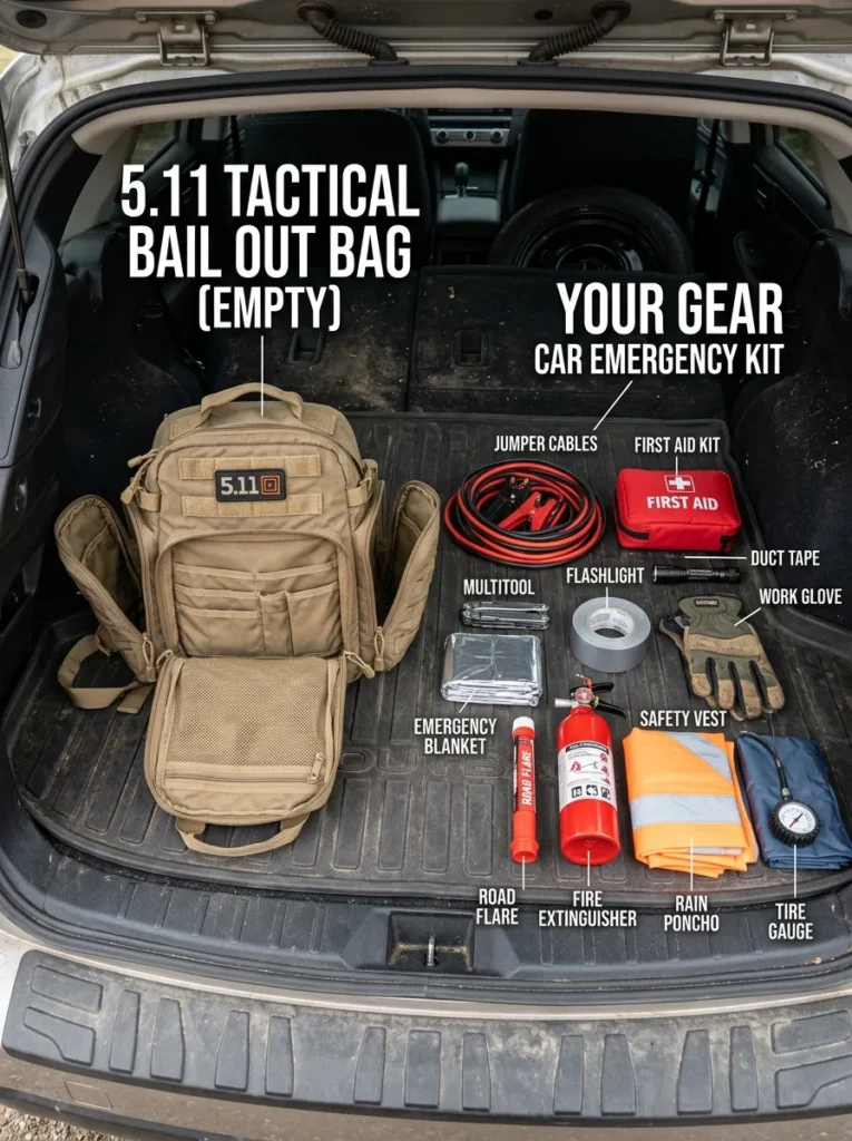 5 11 Tactical Bail Out Bag Empty Your Gear