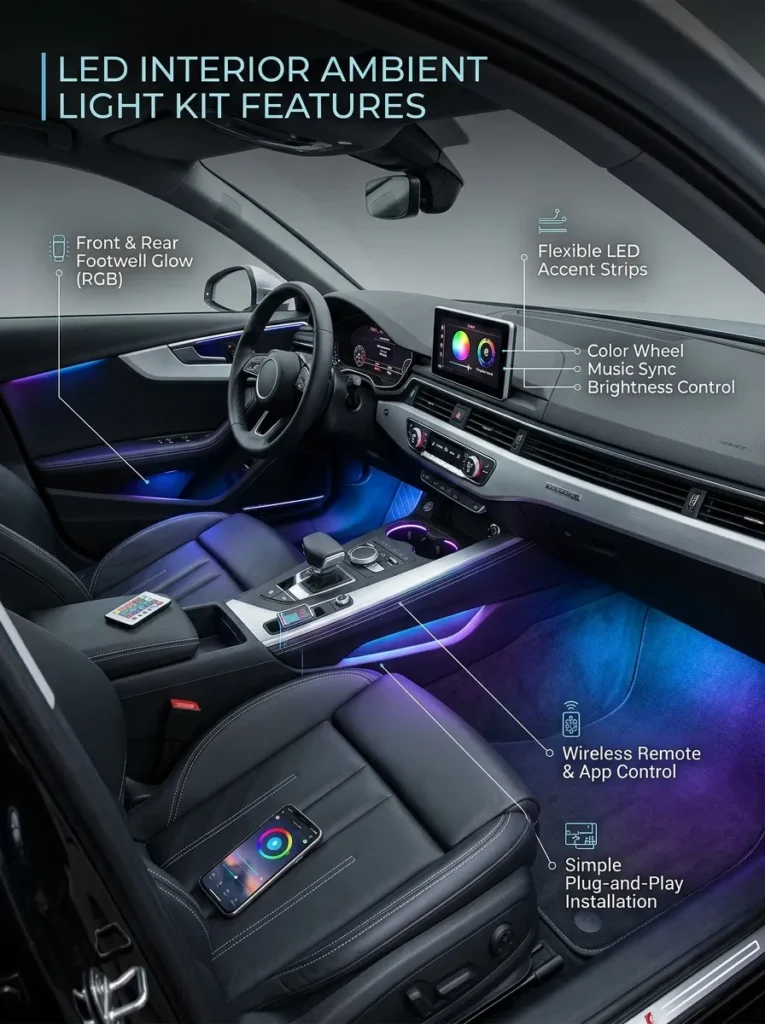 8  Led Interior Light Kit