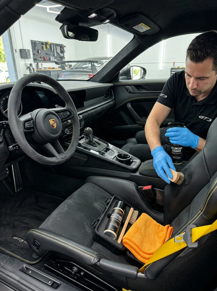 Alcantara Cleaning Kit Interior Car Wash Kit