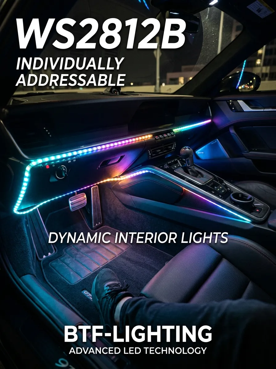 Btf Lighting Ws2812b Individually Addressable Strips Car Interior Lights
