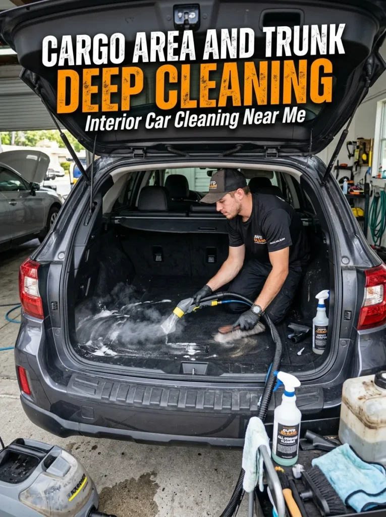 Cargo Area And Trunk Deep Cleaningcargo Area And Trunk Deep Cleaning