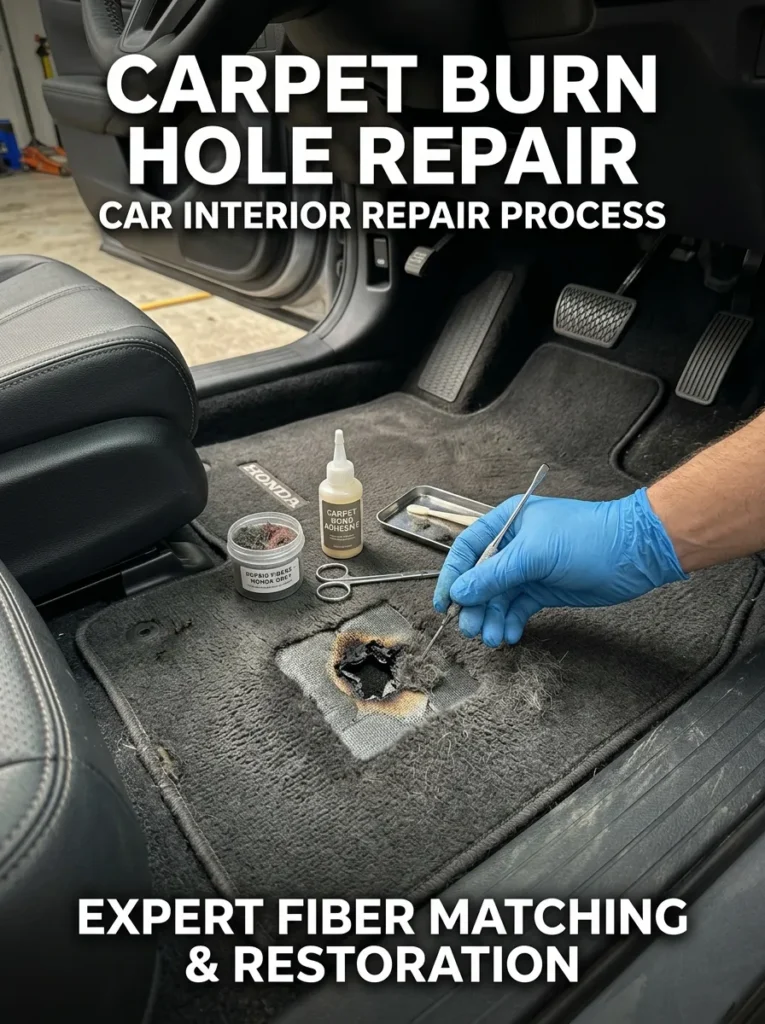 Carpet Burn Hole Repair